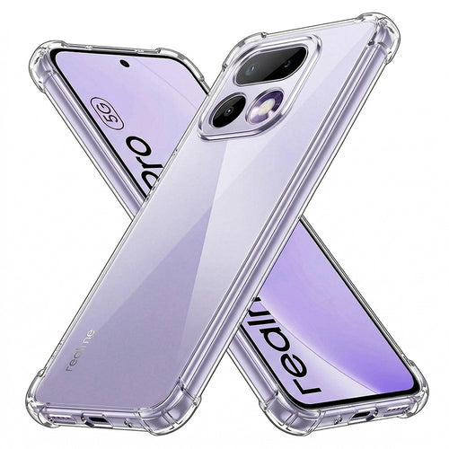 Husa pentru Realme 16 Pro, Techsuit Shockproof Clear Silicone, transparenta