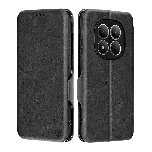 Husa pentru Xiaomi Redmi Note 15 Pro 5G, Techsuit Safe Wallet Plus, negru