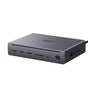 Hub USB UGREEN Docking station U712 10in1 (75795F), Incarcare rapida, 2x Thunderbolt 5, 3x USB, RJ45, DP, SD/TF, 8K@60Hz, 120Gbps, gri
