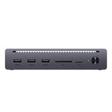 Hub USB UGREEN Docking station U712 10in1 (75795F), Incarcare rapida, 2x Thunderbolt 5, 3x USB, RJ45, DP, SD/TF, 8K@60Hz, 120Gbps, gri