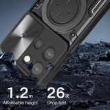Husa pentru Motorola Edge 70 Fusion, Techsuit CamGuard Pro, albastru
