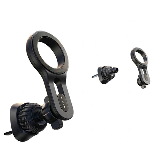 Suport auto Lisen (YL0224050011), Magnetic pentru Grila ventilatie, 360° Rotation, Secure Fit, Prindere magnetica, negru