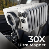 Suport auto Lisen (YL0224050011), Magnetic pentru Grila ventilatie, 360° Rotation, Secure Fit, Prindere magnetica, negru