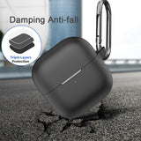 Husa pentru pentru Huawei FreeClip 2, Smooth Ultrathin Material, Techsuit, alb