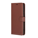 Husa pentru OPPO Reno15 F, Techsuit Leather Folio, maro