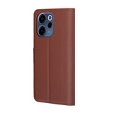 Husa pentru OPPO Reno15 F, Techsuit Leather Folio, maro
