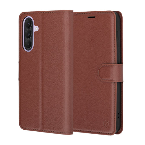Husa pentru Samsung Galaxy A36 5G, Techsuit Leather Folio, maro