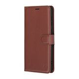 Husa pentru Samsung Galaxy A57 5G, Techsuit Leather Folio, maro