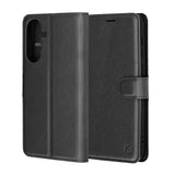 Husa pentru Samsung Galaxy A57 5G, Techsuit Leather Folio, maro