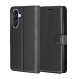 Husa pentru Samsung Galaxy A57 5G, Techsuit Leather Folio, maro