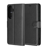 Husa pentru Samsung Galaxy S26 Plus, Techsuit Leather Folio, maro