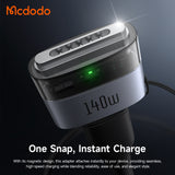 Adaptor Mcdodo OTG Adapter (OT-8850), Type-C to MagSafe 3, 140W, Aliaj Aluminiu, Indicator LED, pentru MacBook Air/pro