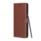 Husa pentru Samsung Galaxy S26 Ultra, Techsuit Leather Folio, maro