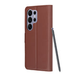 Husa pentru Samsung Galaxy S26 Ultra, Techsuit Leather Folio, maro