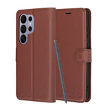 Husa pentru Samsung Galaxy S26 Ultra, Techsuit Leather Folio, maro