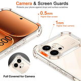 Husa pentru Honor 600, Techsuit Shockproof Clear Silicone, transparenta