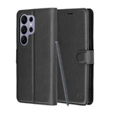 Husa pentru Samsung Galaxy S26 Ultra, Techsuit Leather Folio, maro