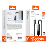 Cablu Mcdodo de date (CA-8750), Type-C to Type-C, cu TFT Screen Display, Nylon Braided, Aliaj aluminiu, 240W, 1.2m, negru