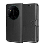 Husa pentru Xiaomi 17 Ultra, Techsuit Leather Folio, maro