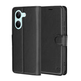 Husa pentru Xiaomi POCO X8 Pro, Techsuit Leather Folio, negru