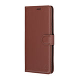 Husa pentru Xiaomi Redmi Note 15 4G, Techsuit Leather Folio, maro