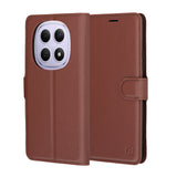Husa pentru Xiaomi Redmi Note 15 4G, Techsuit Leather Folio, maro