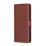 Husa pentru Xiaomi Redmi Note 15 Pro 5G, Techsuit Leather Folio, maro