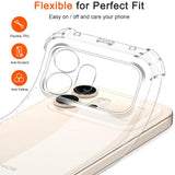 Husa pentru Honor 600 Pro, Techsuit Shockproof Clear Silicone, transparenta