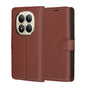Husa pentru Xiaomi Redmi Note 15 Pro+ 5G, Techsuit Leather Folio, maro