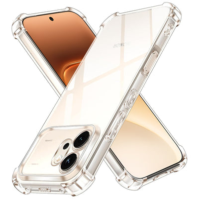 Husa pentru Honor 600, Techsuit Shockproof Clear Silicone, transparenta