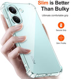 Husa pentru Xiaomi POCO X8 Pro, Techsuit Shockproof Clear Silicone, transparenta