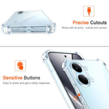 Husa pentru Xiaomi POCO X8 Pro Max, Techsuit Shockproof Clear Silicone, transparenta