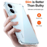 Husa pentru Xiaomi POCO X8 Pro Max, Techsuit Shockproof Clear Silicone, transparenta