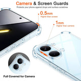 Husa pentru Xiaomi POCO X8 Pro Max, Techsuit Shockproof Clear Silicone, transparenta