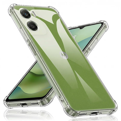 Husa pentru Motorola Moto G06, Techsuit Shockproof Clear Silicone, transparenta