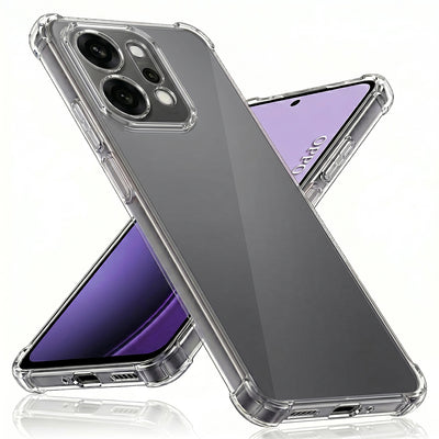 Husa pentru OPPO Reno14 Pro, Techsuit Shockproof Clear Silicone, transparenta