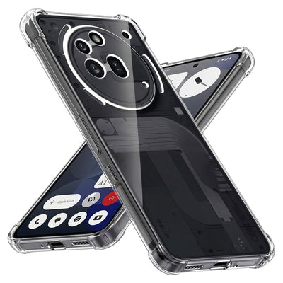 Husa pentru Nothing Phone (3a) Pro, Techsuit Shockproof Clear Silicone, transparenta