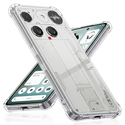 Husa pentru Nothing Phone (3), Techsuit Shockproof Clear Silicone, transparenta
