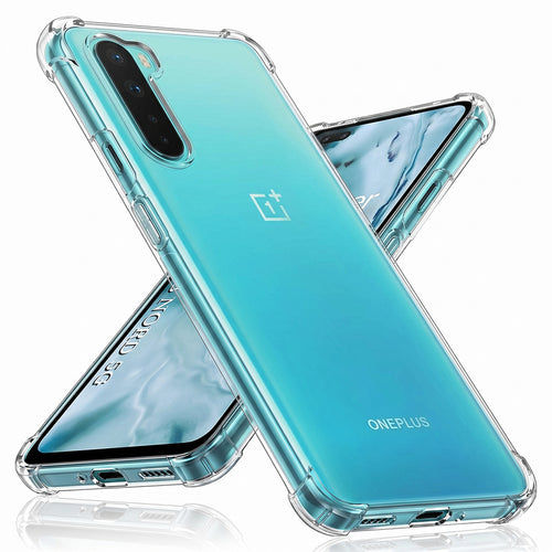 Husa pentru OnePlus Nord 5G, Techsuit Shockproof Clear Silicone, transparenta