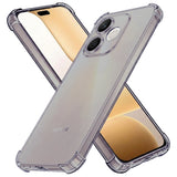 Husa pentru Honor 600 Lite, Techsuit Shockproof Clear Silicone, fumuriu