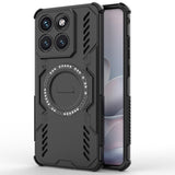 Husa pentru Motorola Edge 70 Fusion, Techsuit ArmorMag Case, albastru