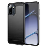 Husa pentru OnePlus 15R, Techsuit Carbon Silicone, albastru