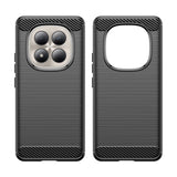 Husa pentru Xiaomi Redmi Note 15 Pro 4G, Techsuit Carbon Silicone, albastru