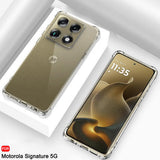 Husa pentru Motorola Signature, Techsuit Shockproof Clear Silicone, transparenta
