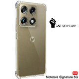 Husa pentru Motorola Signature, Techsuit Shockproof Clear Silicone, transparenta
