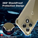 Husa pentru Motorola Signature, Techsuit Shockproof Clear Silicone, transparenta