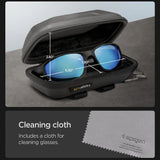 Husa de Ochelari Spigen Lock Fit LF520 (ACS09444), Universal, cu Zipper, integrat Metal Clip and Bottle Opener, Negru