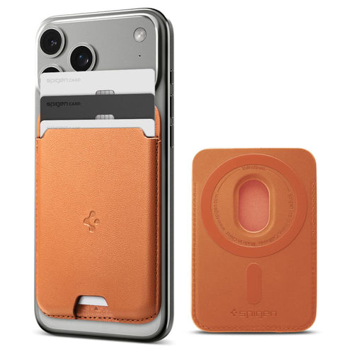 Portofel Spigen Valentinus Wallet MagFit (AFA11339), portocaliu