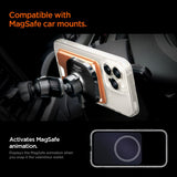 Portofel Spigen Valentinus Wallet MagFit+ (AFA11340), portocaliu