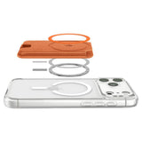 Portofel Spigen Valentinus Wallet MagFit+ (AFA11340), portocaliu